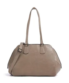  Aunts & Uncles Grandma's Luxury Club Mrs. Poundcake Borsa shopper 13″ pelle di vacchetta finemente grana taupe  
