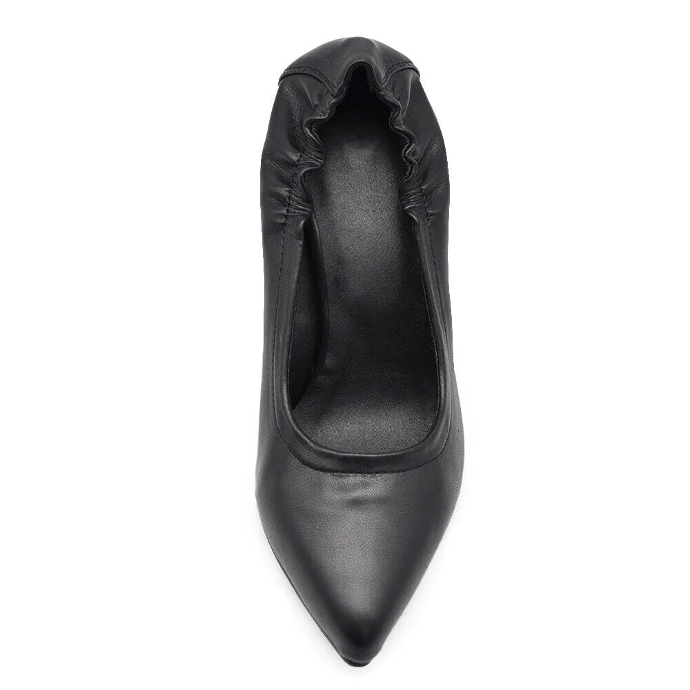 Décolleté Scarpe Da Donna Con Tacco Cerimonia Sposa Elasticizzato 7.5cm MP413-11