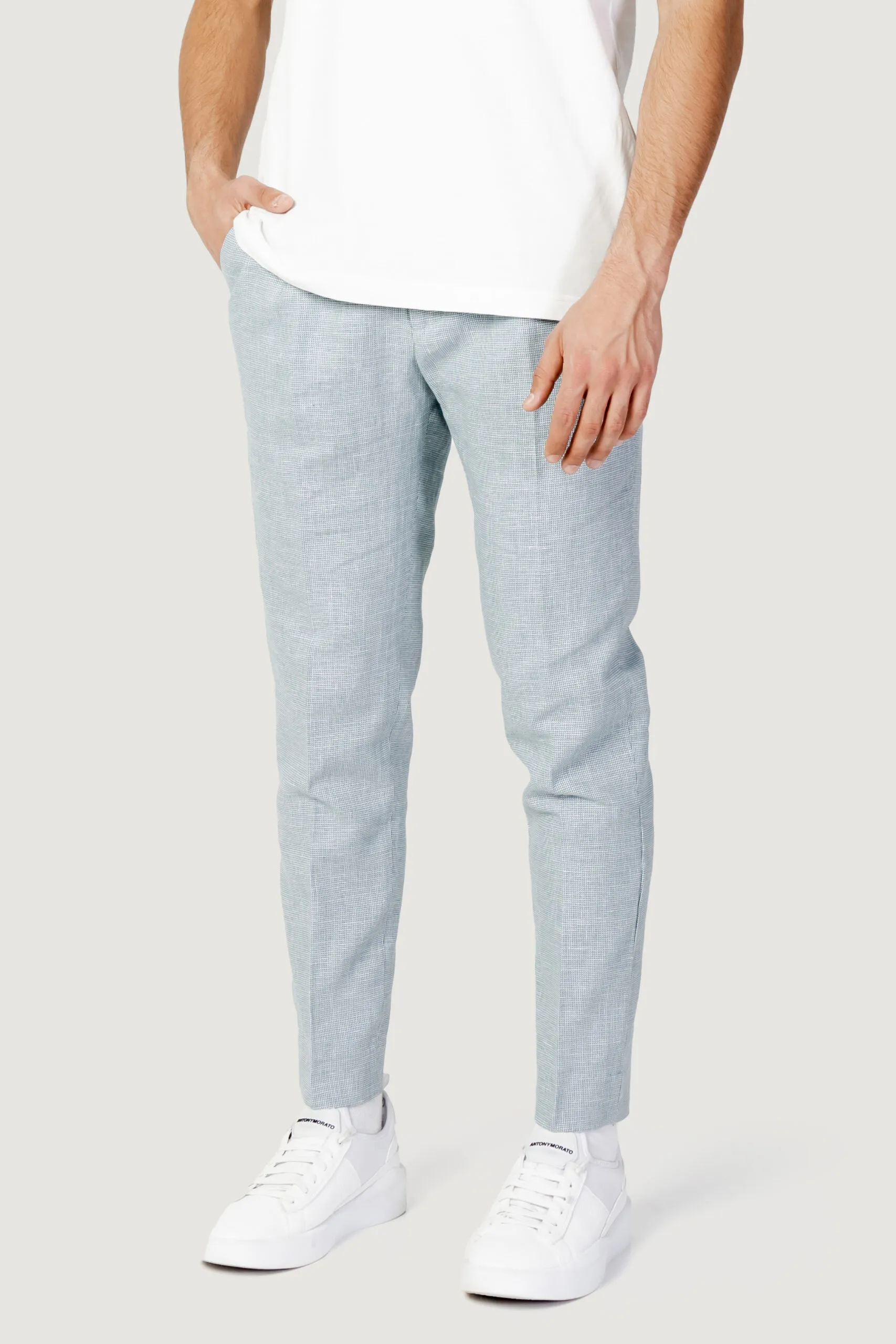 Pantaloni da completo Antony Morato gustaf carrot fit Verde