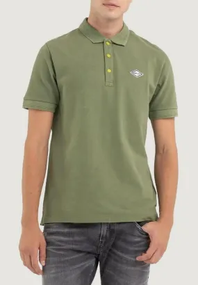 Polo manica corta Replay  Verde