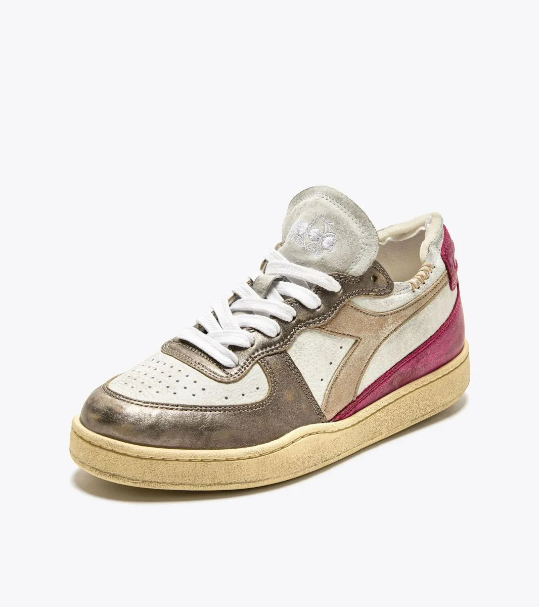 SNEAKERS Donna DIADORA 180207.C2034 MY BASKET ROW BIANCO/ROSSO/FUCSIA