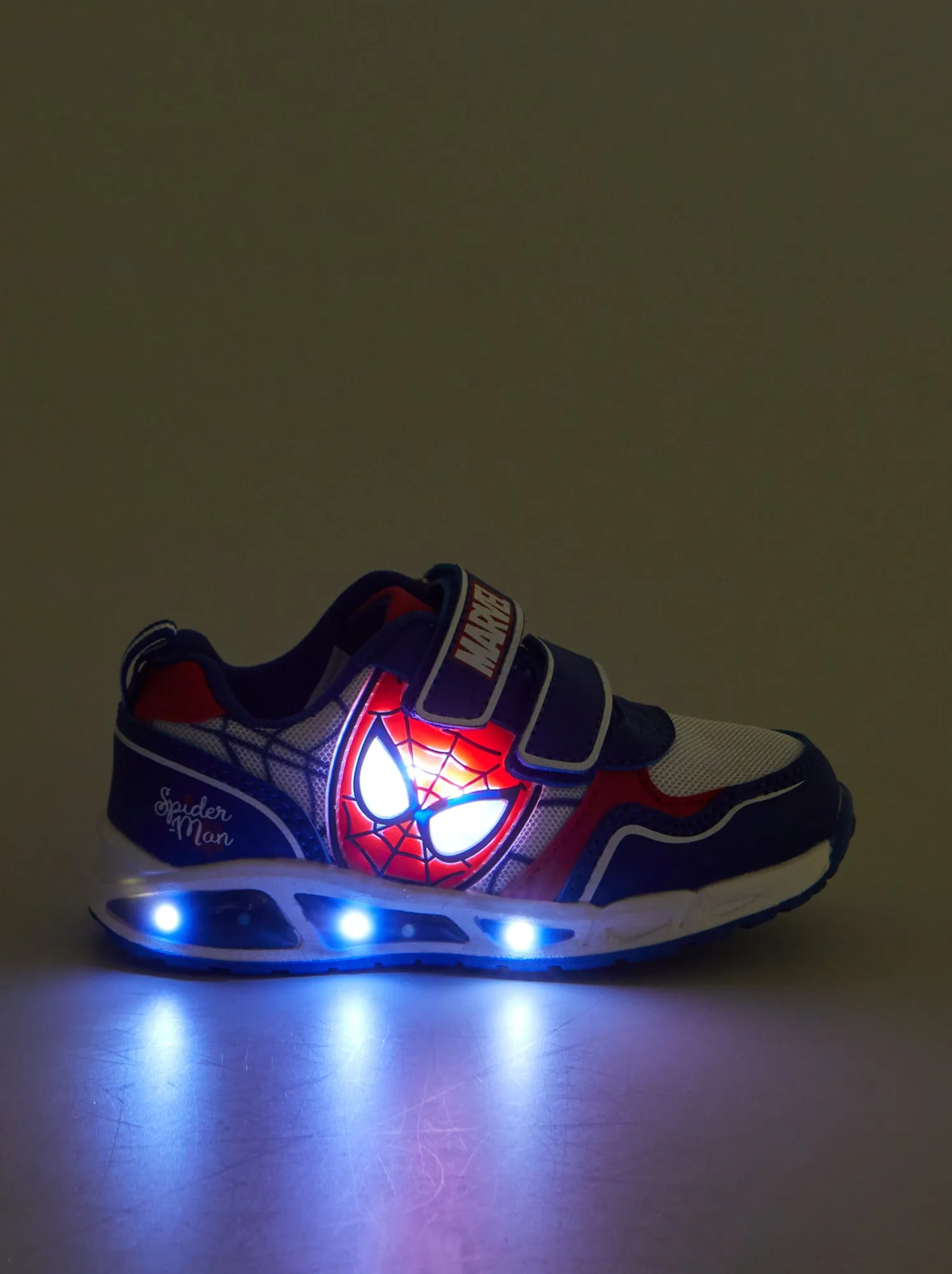 Sneakers luminose 'Spiderman' - blu