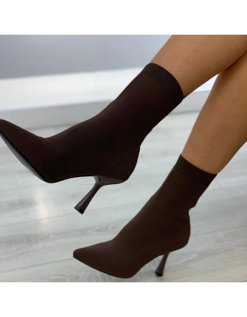 SOCKS BOOTS SPILLO MARRONE